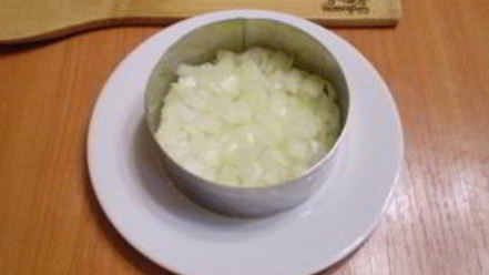 Рецепт салата мимоза без картофеля