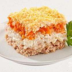 Рецепт Салата Мимоза без картошки