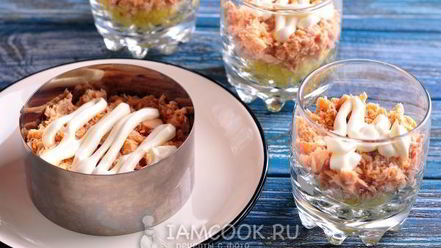 Рецепт салата мимоза новогодний