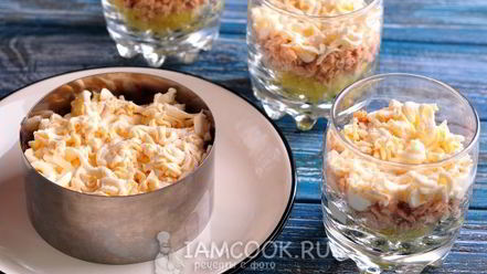 Рецепт салата мимоза новогодний