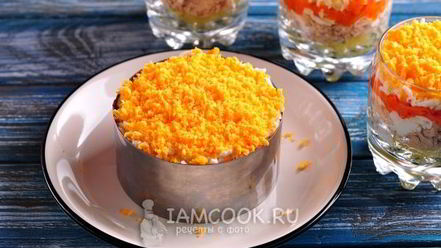 Рецепт салата мимоза новогодний