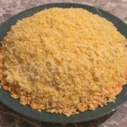 Рецепт Салата Мимоза с горбушей