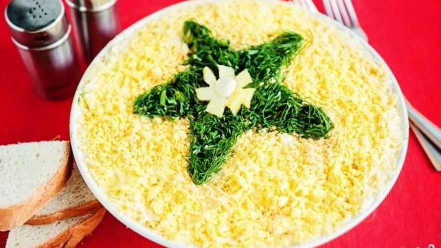 Рецепт салата мимоза с картошкой