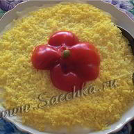 Рецепт Салата Мимоза с консервами