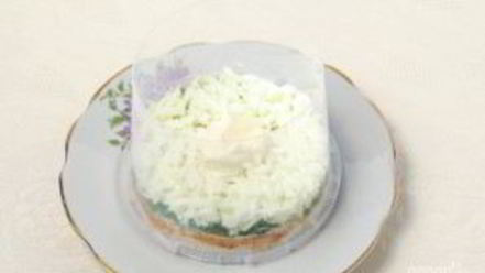 Рецепт салата мимоза с рисом и сыром