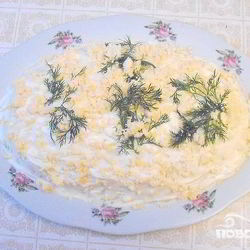 Рецепт Салата Мимоза с сельдью