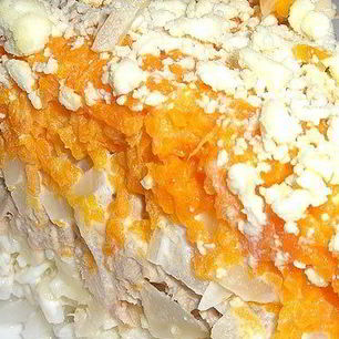 Рецепт Салата Мимоза с сыром и яблоками