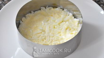 Рецепт салата мимоза с сыром