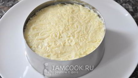 Рецепт салата мимоза с сыром