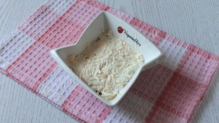 Рецепт салата мимоза с яблоком