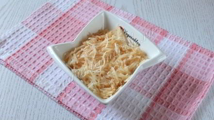 Рецепт салата мимоза с яблоком