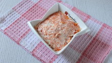 Рецепт салата мимоза с яблоком