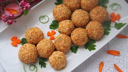 Рецепт салатных шариков мимоза