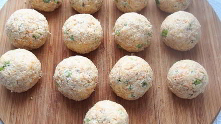 Рецепт салатных шариков мимоза