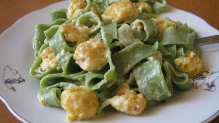 Рецепт тальятелле мимоза