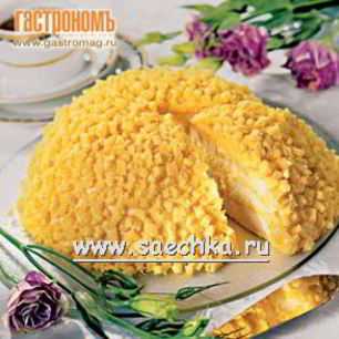 Рецепт Торта Мимоза
