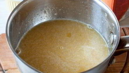 Рецепт желе мимоза с персиками и клубникой