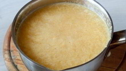 Рецепт желе мимоза с персиками и клубникой