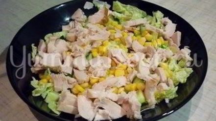 Рецепт салата нежного цвет