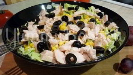 Рецепт салата нежного цвет