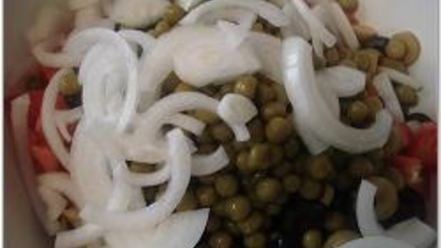 Рецепт салата пестрого