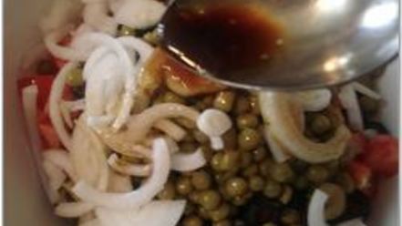 Рецепт салата пестрого