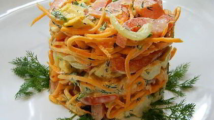 Рецепт Салата Петергоф