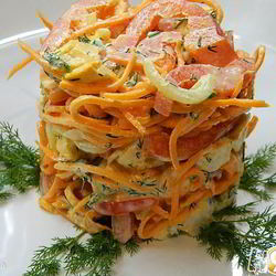 Рецепт Салата Петергоф