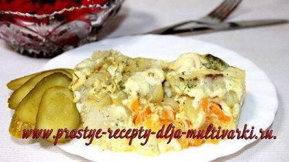 Рецепт Филе минтая под шубкой