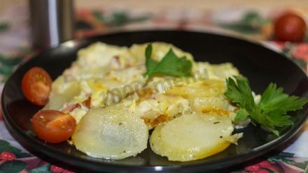 Рецепт картошки под шубой в духовке