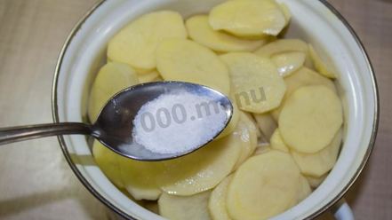 Рецепт картошки под шубой в духовке