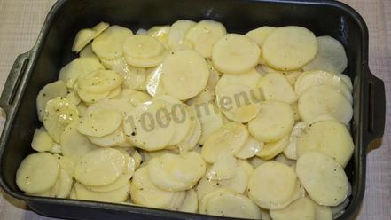 Рецепт картошки под шубой в духовке