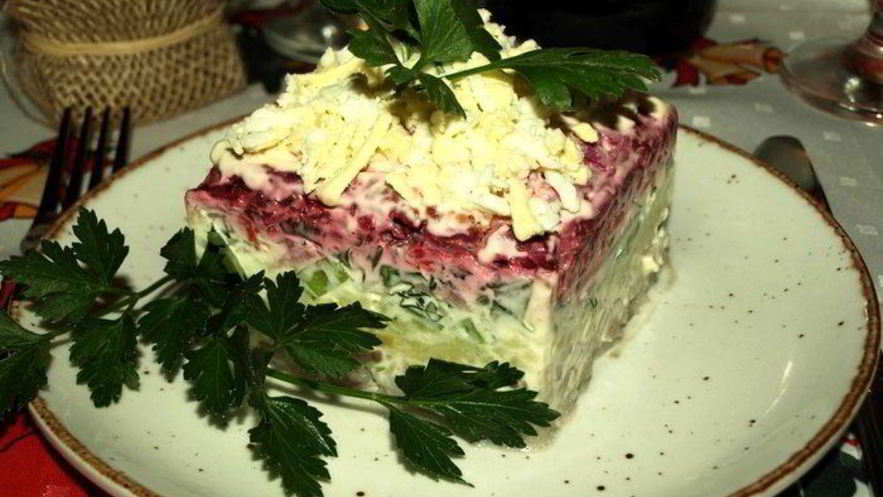 Рецепт хамсы под шубой