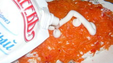 Рецепт хамсы под шубой