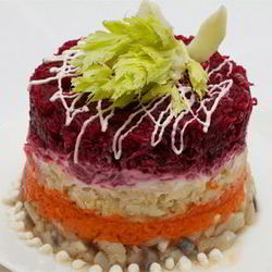 Рецепт Красивой Селедки под шубой