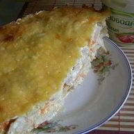 Рецепт Куриного филе под шубой из овощей