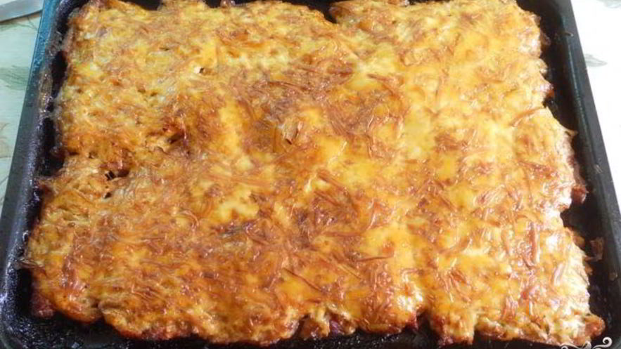 Рецепт мяса под шубой в духовке