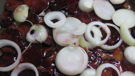 Рецепт мяса под шубой зимняя клюква