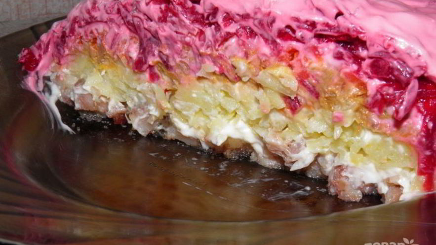 Рецепт новогоднего салата селедка под шубой