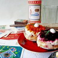 Рецепт Пирожных Сельдь под шубой