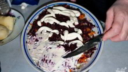 Рецепт правильной селедки под шубой