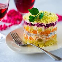 Рецепт Рыбы под шубой классический салат