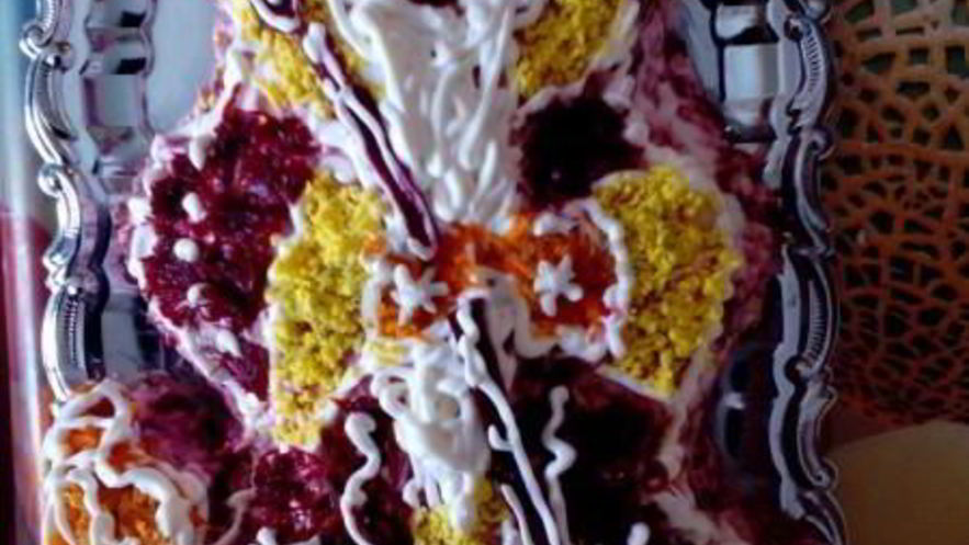 Рецепт салата дед мороз — типы селедка под шубой