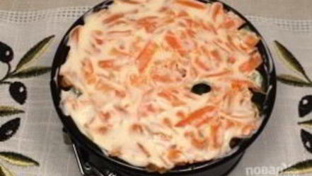 Рецепт салата печень под шубой