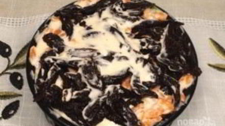 Рецепт салата печень под шубой