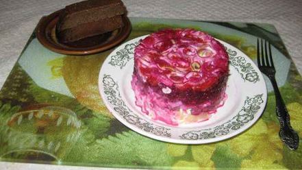 Рецепт салата сельдь под шубой