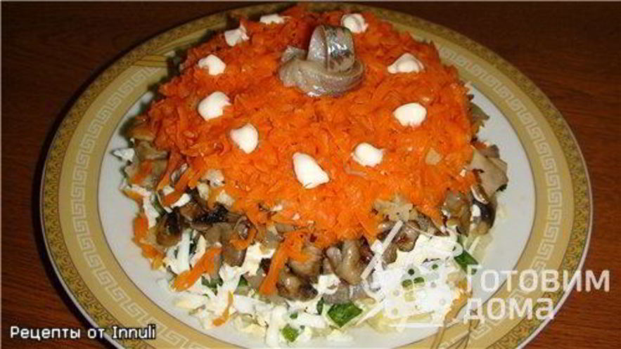 Рецепт салата селедка под лисьей шубой