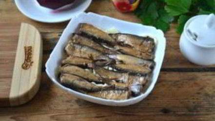 Рецепт салата шпроты под шубой