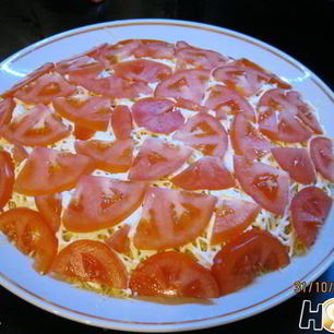 Рецепт Сельди под шубой из помидор