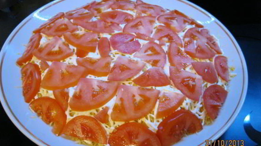 Рецепт сельди под шубой из помидор